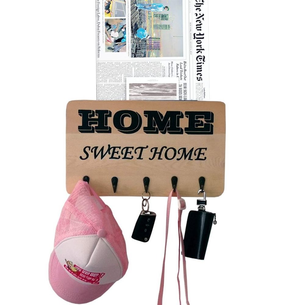 Key Holder Rack Home Decor for Entryway Wall Mount